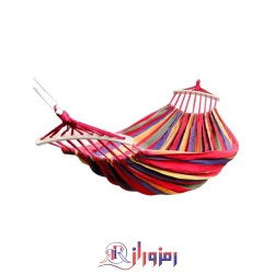 تخت آویز ننو 2 نفره چوبدار